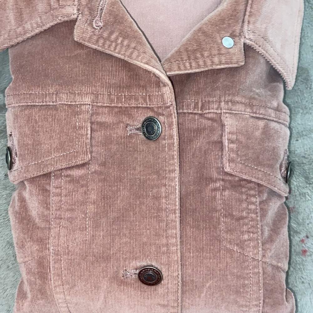 0617 Rafaella Pink Button Up Jacket - Picture 4 of 4